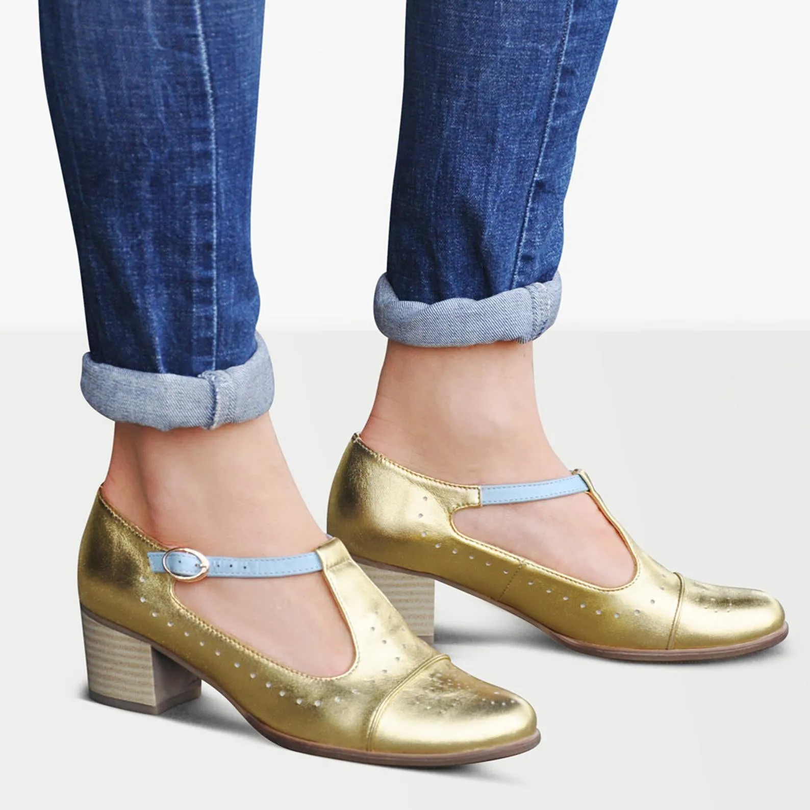 Breathable mesh Jane Pumps - Mary Janes