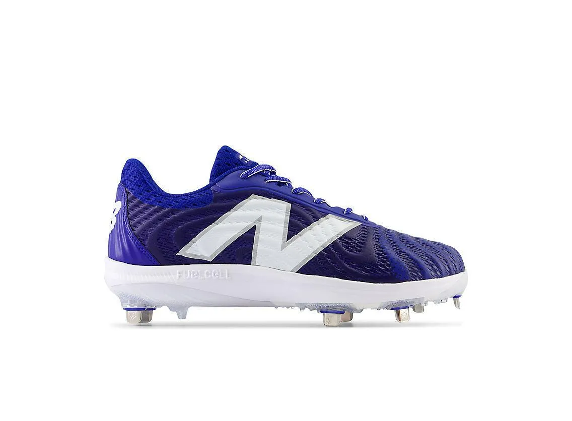 Washable New Balance Men's FuelCell 4040 V7 Metal Baseball Cleats - Team Royal / White - L4040TB7