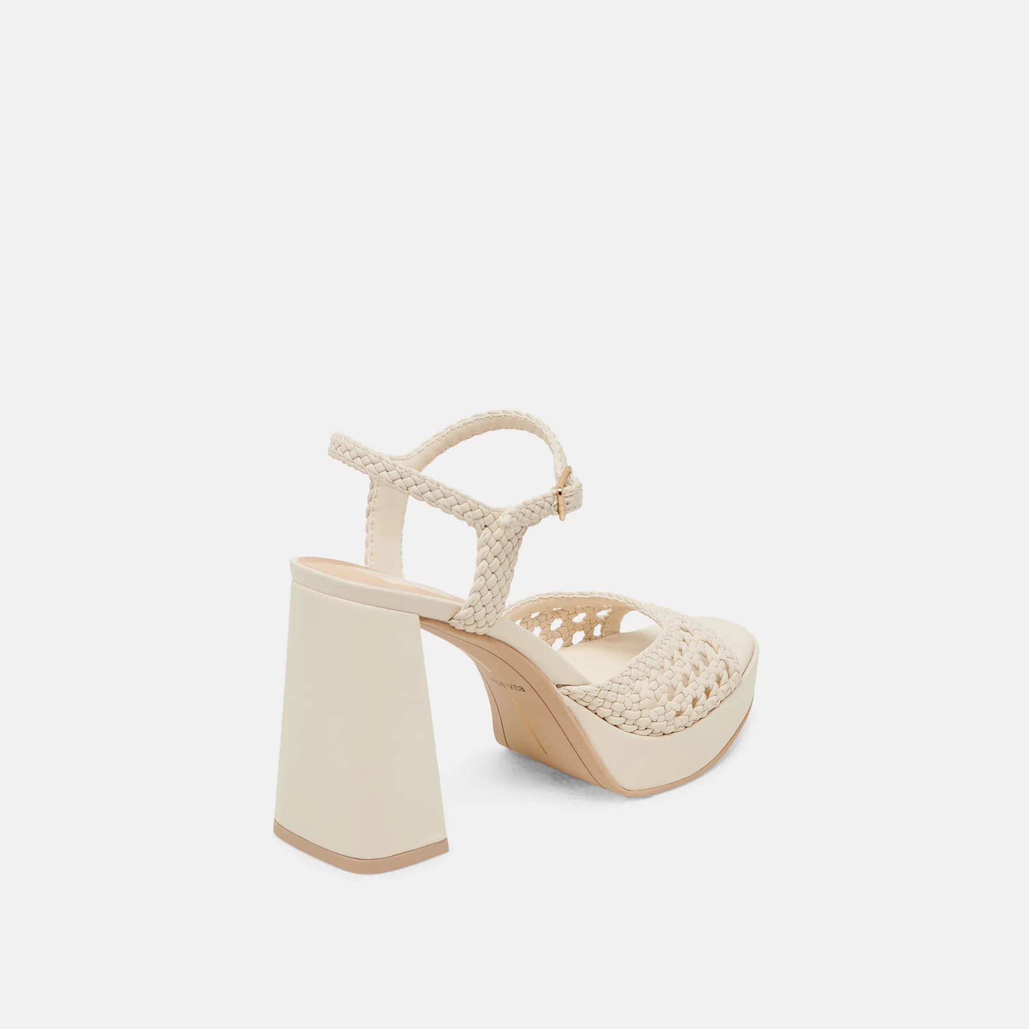 Casual boots PEYTEN HEELS CREME WOVEN STELLA