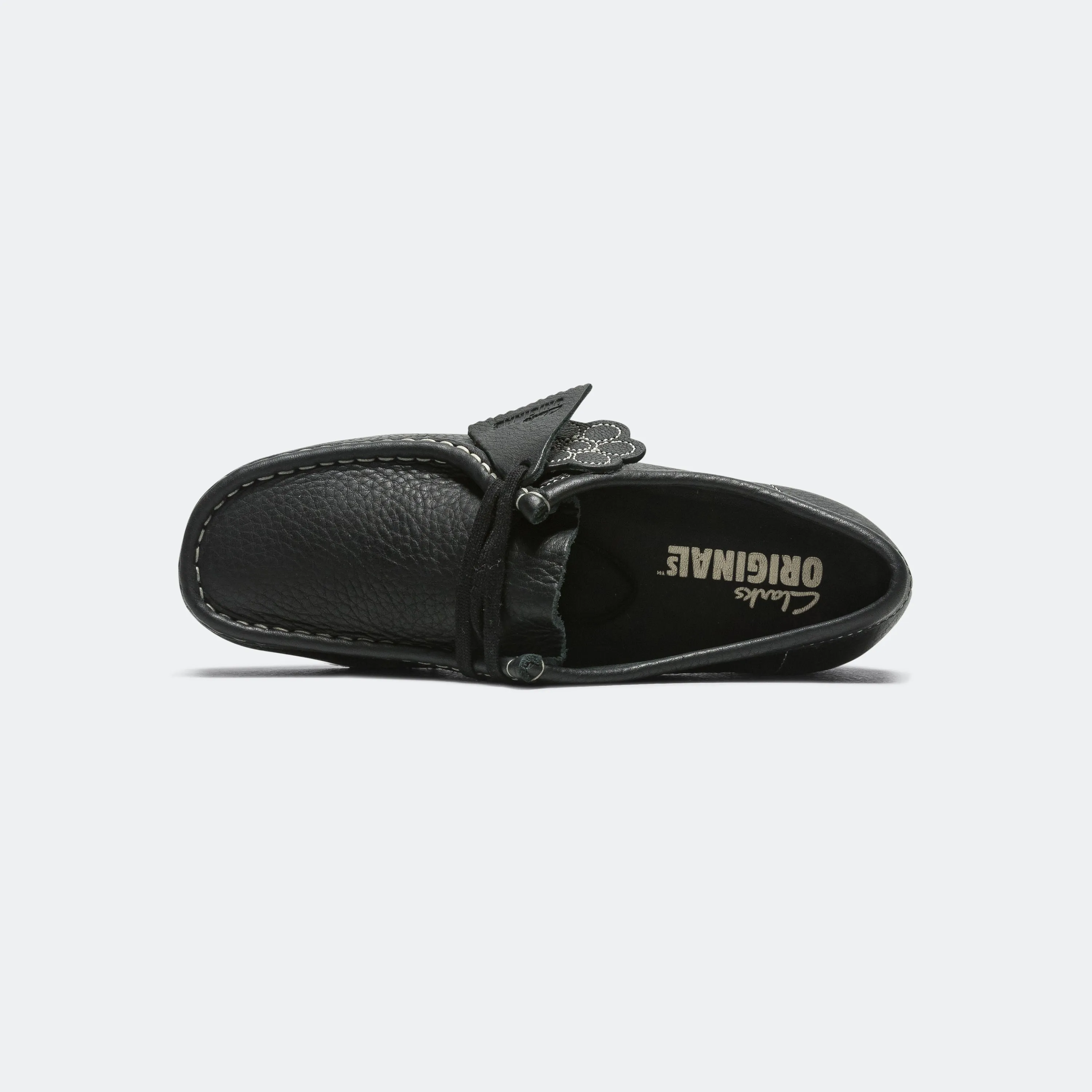 Sneaker Repairs Womens Wallabee - Black Tumbled Leather