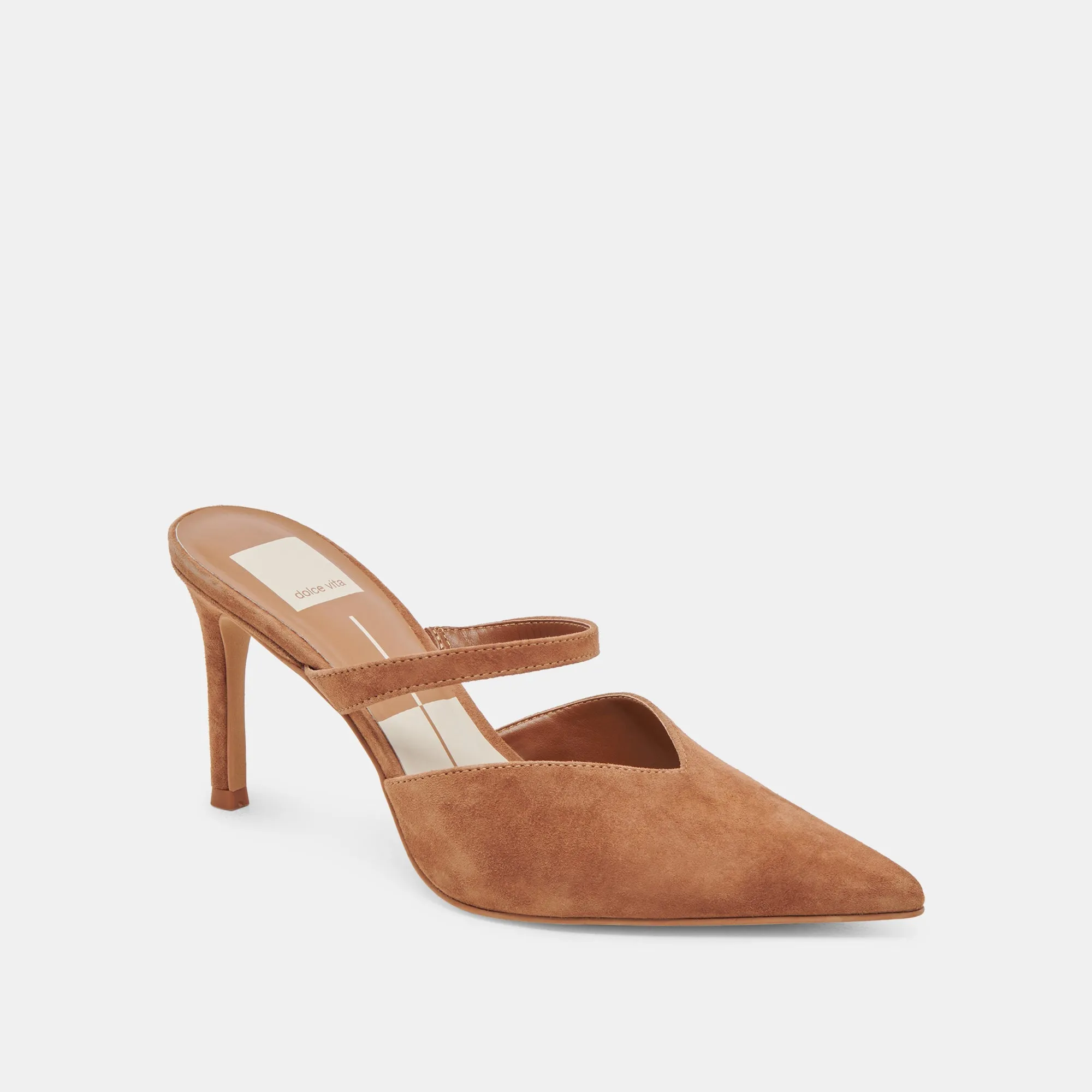 Smooth Soles Abrasion resistant KANIKA HEELS PECAN SUEDE