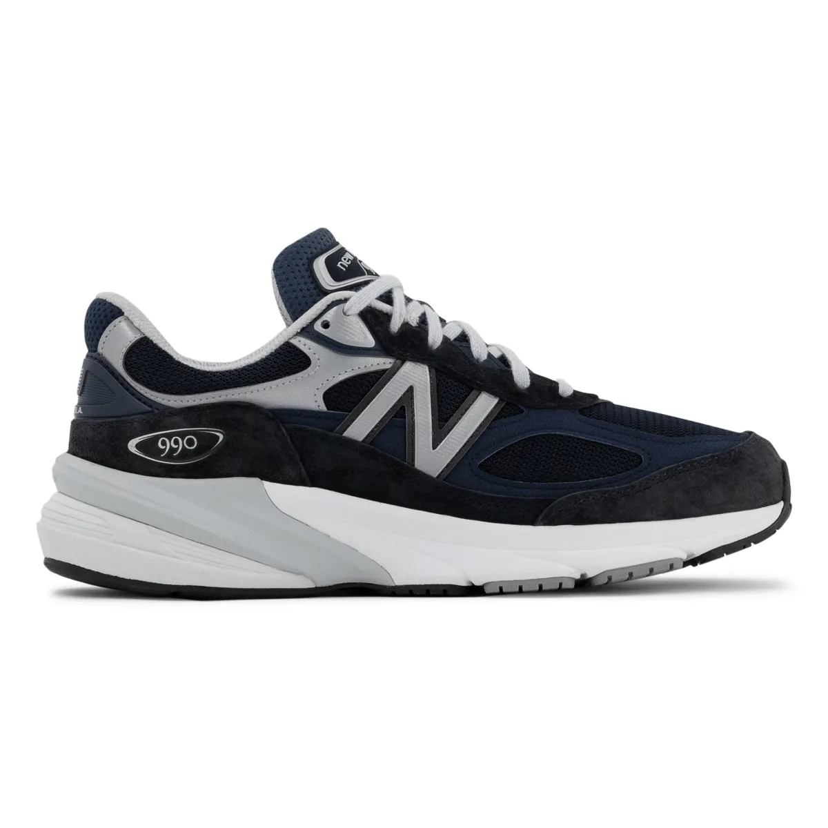 New Balance Men's M990NV6 Navy/White Simple Vibe Classic Shoes