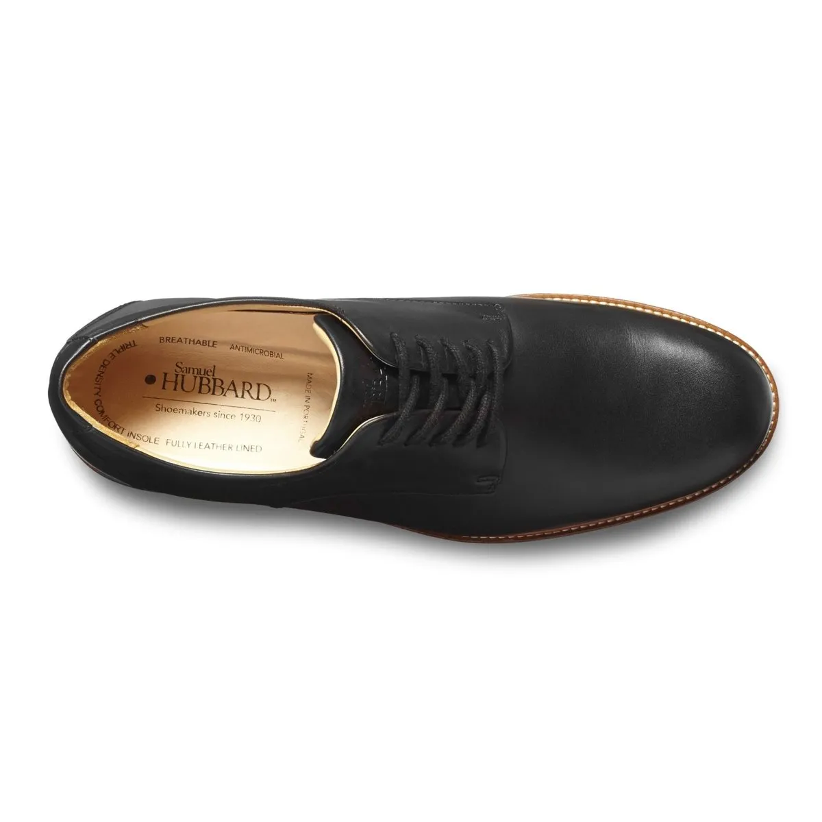 Samuel Hubbard Men's Founder Black Slip   resistant   sole Wide toe box
