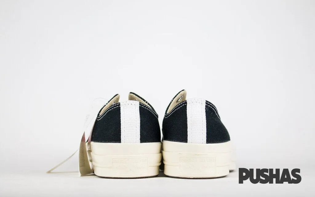 Perfect Performance Comme des Garcons Play x Chuck Taylors Low Top - Black (New)