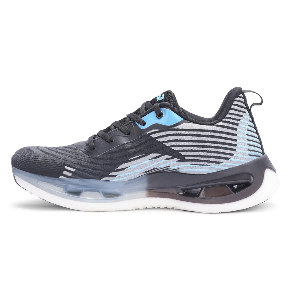 Leap7x By Liberty Men RW-09 Black Sports Lacing Shoes professional quality
