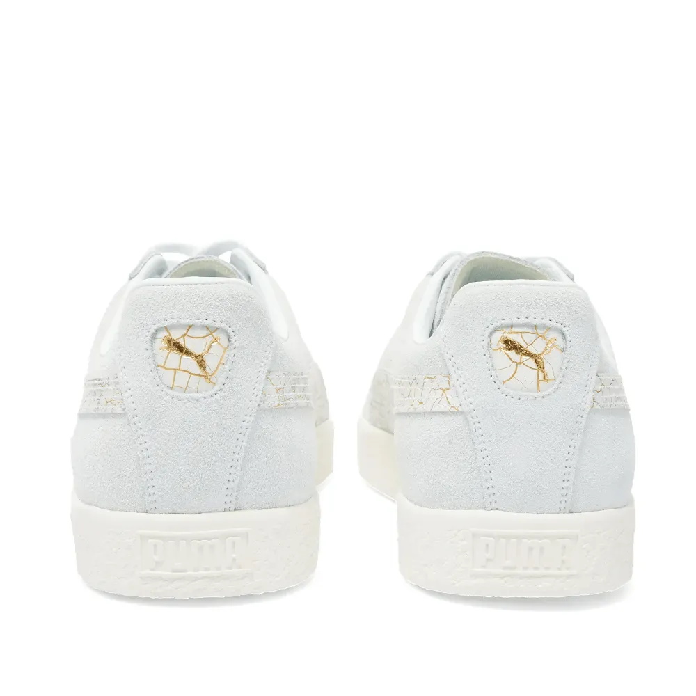 Flexible Grip Comfortable Design Suede Vintage Made In Japan 'Kintsugi White'