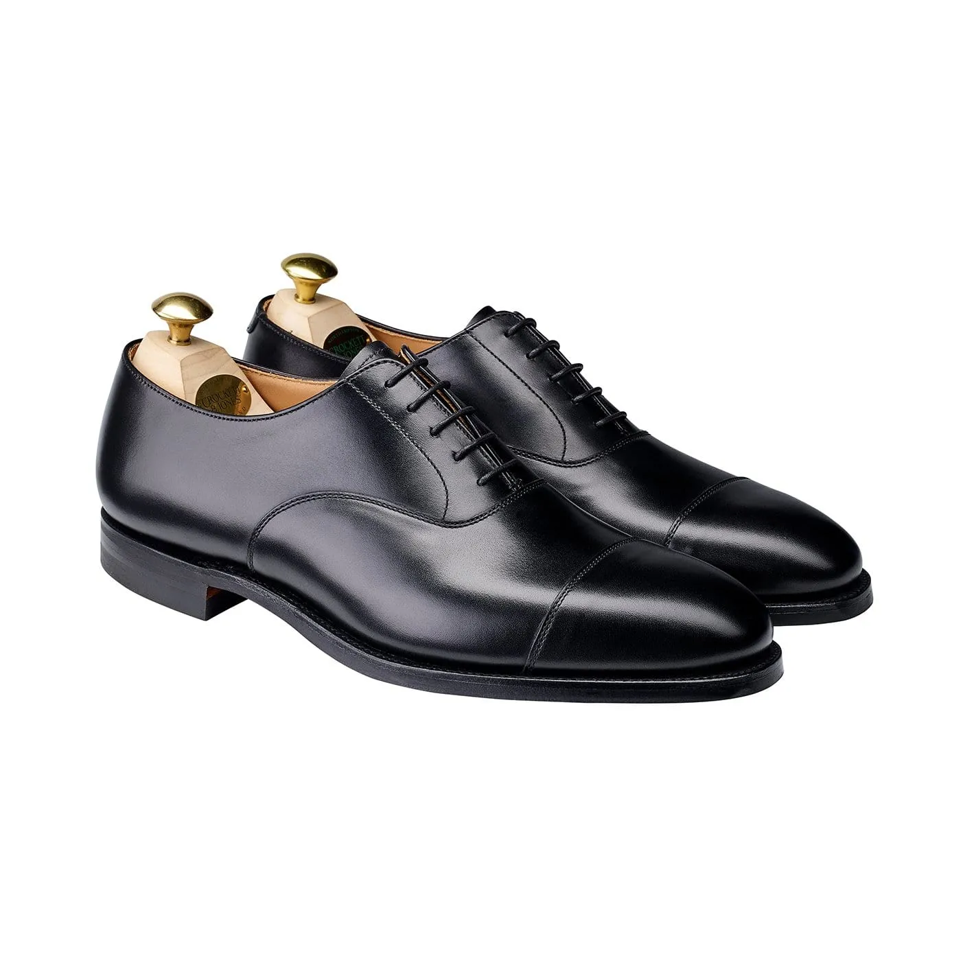 Connaught 2 Black Calf (City Sole) Elegant Style Oxfords Sharp Walking Shoes