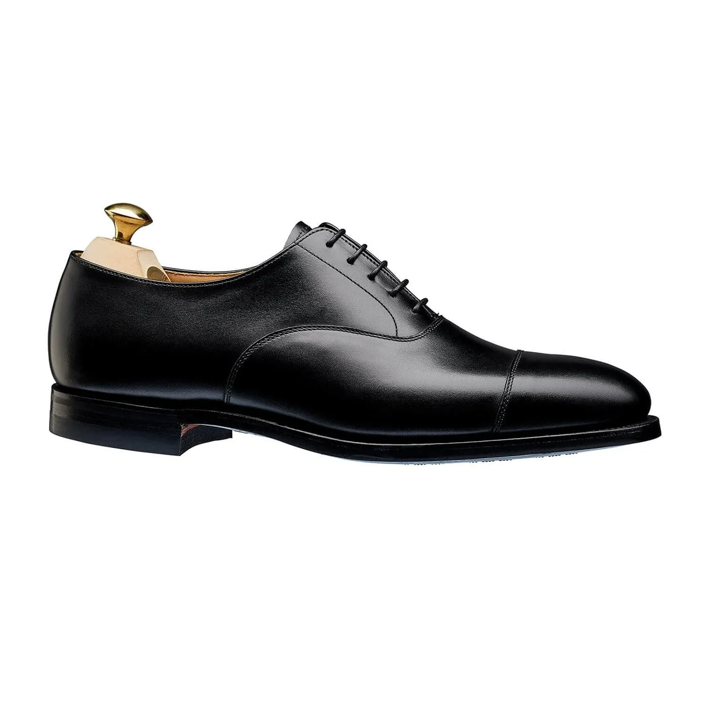 Arch support Cap Toe Oxfords Connaught 2 Black Calf (City Sole)