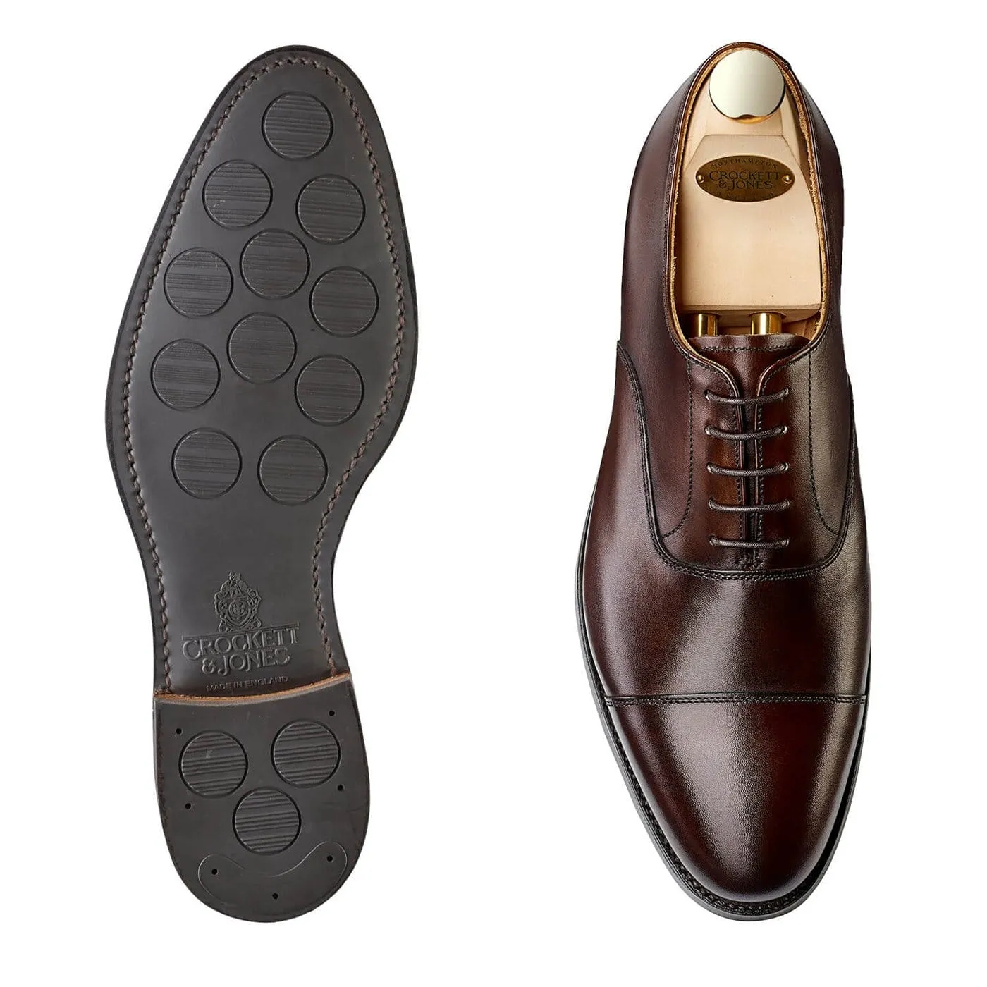 Connaught 2 Dark Brown Burnished Calf (City Sole) Office Ready