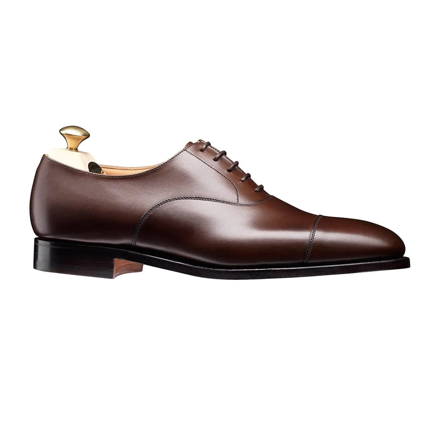 Connaught Dark Brown Burnished Calf Classic Loafers
