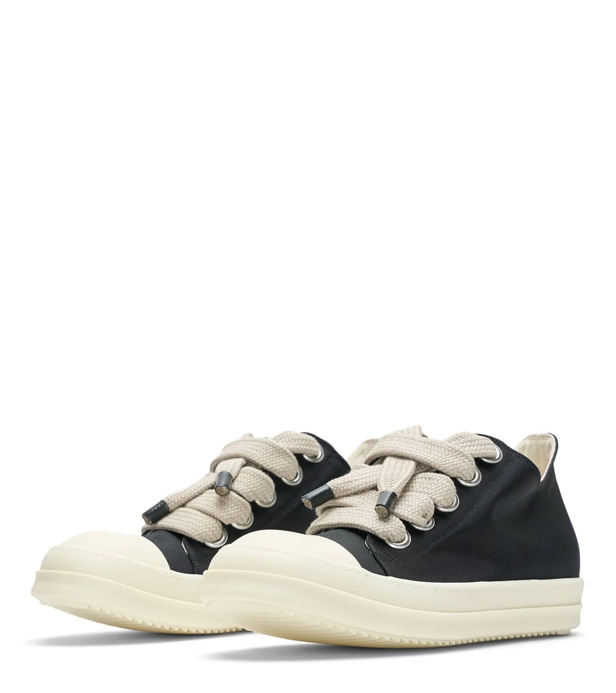 Quick design Rick Owens DRKSHDW Jumbolace Low Sneaks Black Milk