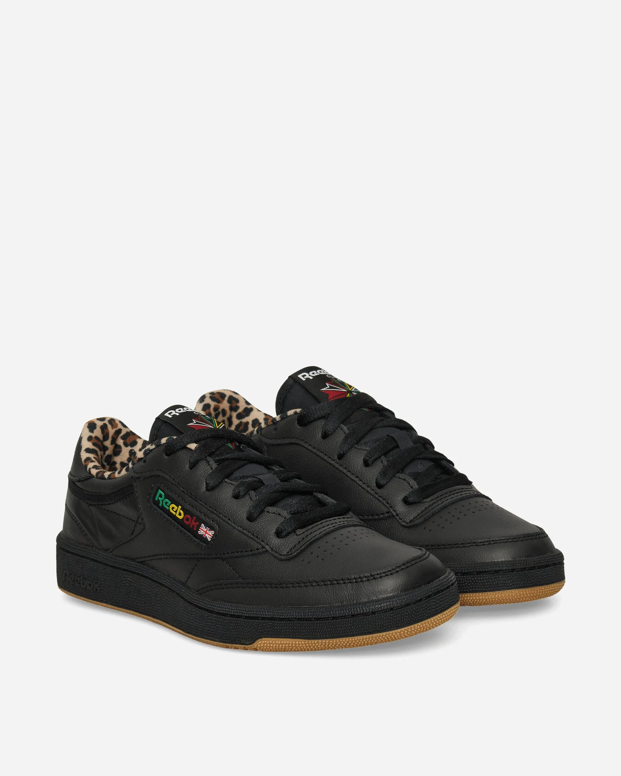 Outdoor Leisure Edge Appeal WACKO MARIA Club C 85 Vintage Sneakers Black / Leopard