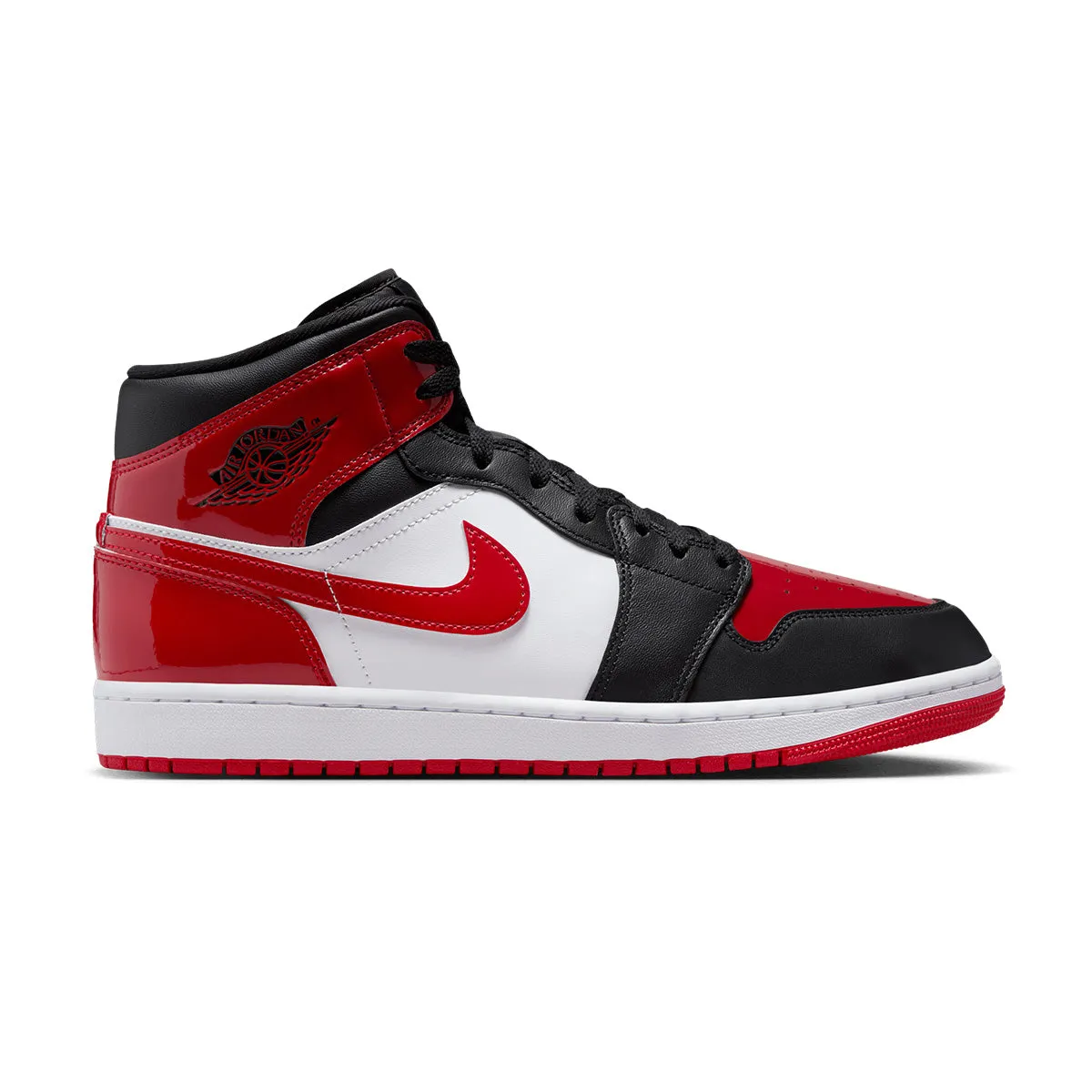 Air Jordan 1 Mid SE 'Varsity Red' Ultra Cushioned Heel stretchy design