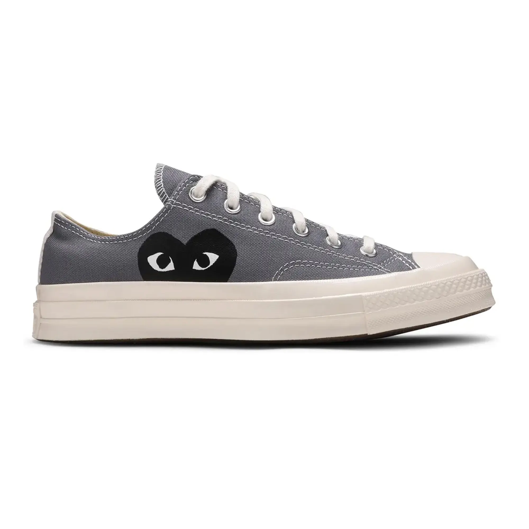 Converse Chuck Taylor All Star 70 Ox 'Comme des Garcons Play Grey' (2021) Trendy Fit Adult Casual
