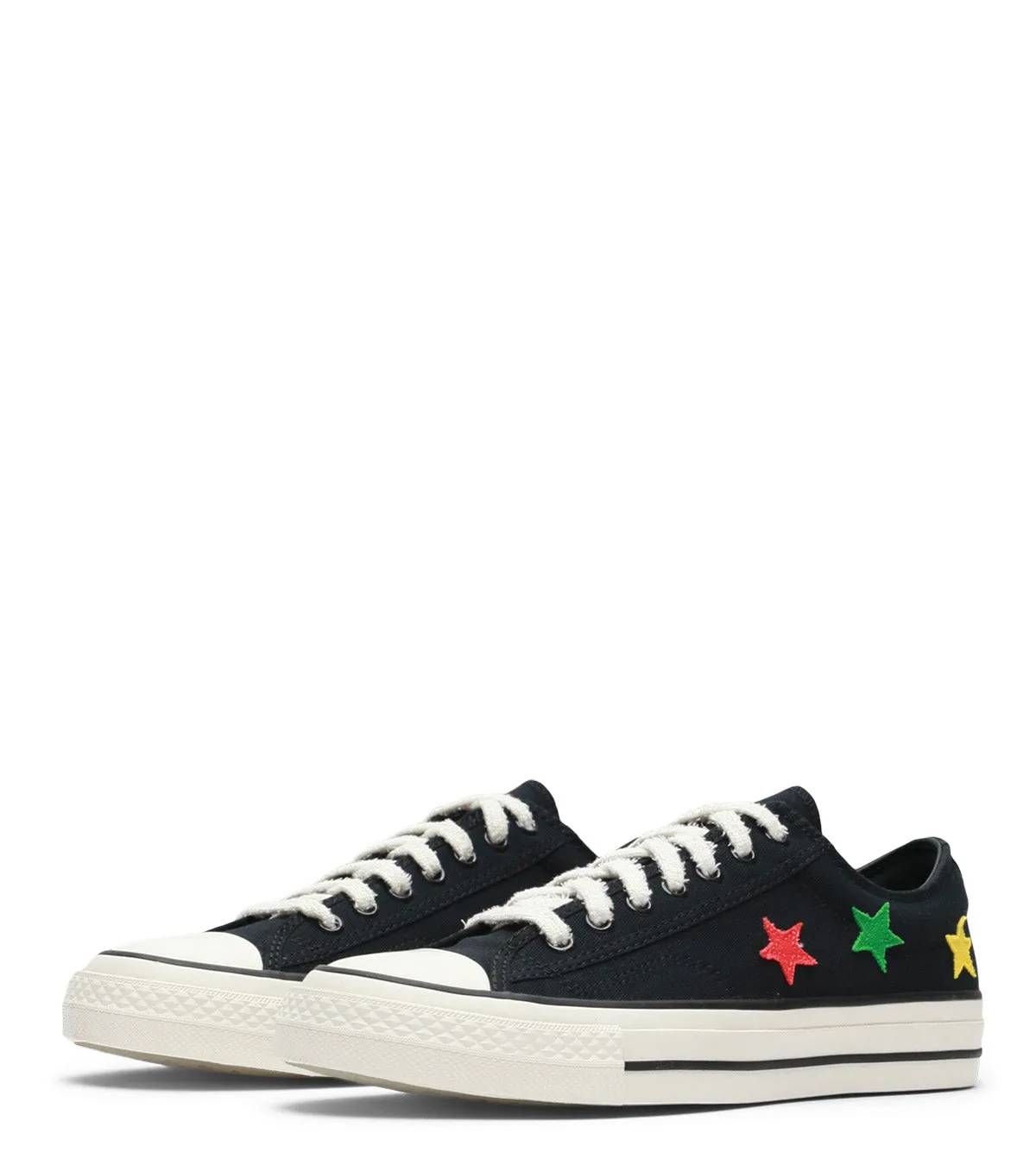 Layered Chic Converse x Daily Paper Star Player 76 Ox Black