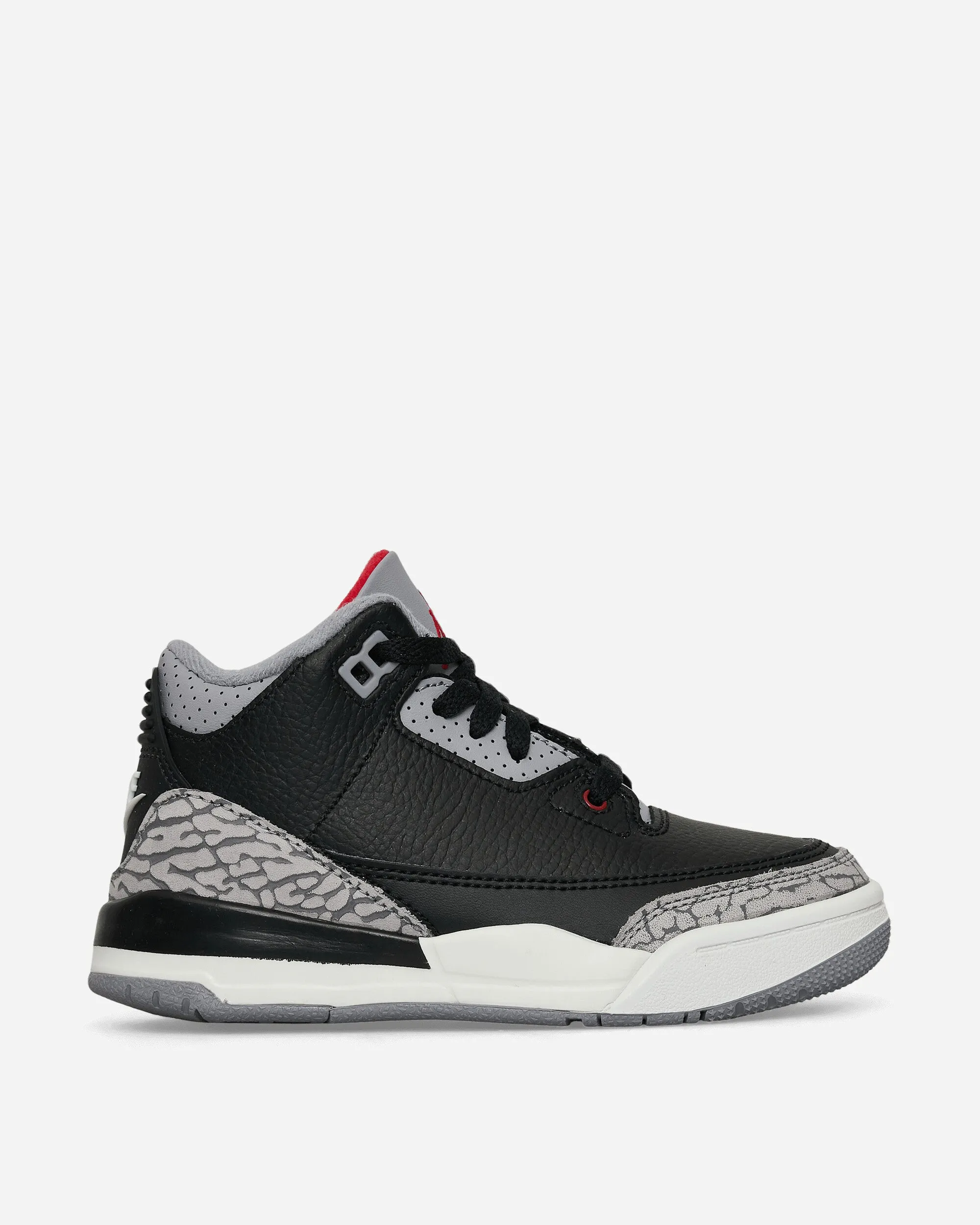 Air Jordan 3 Retro (PS) Sneakers Black Cement Foot Friendly