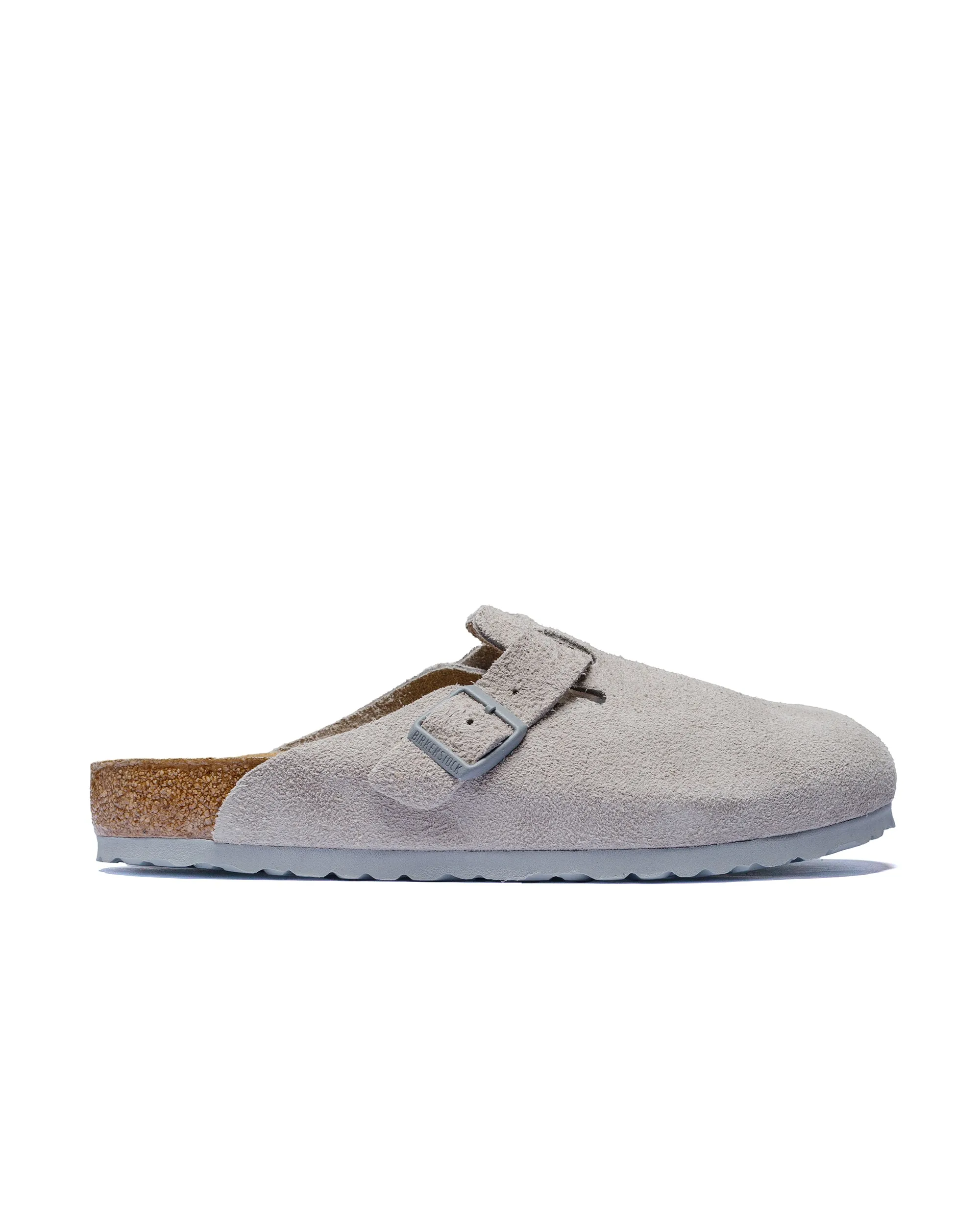Birkenstock Boston Stone Coin Suede Calm Step Light Grip