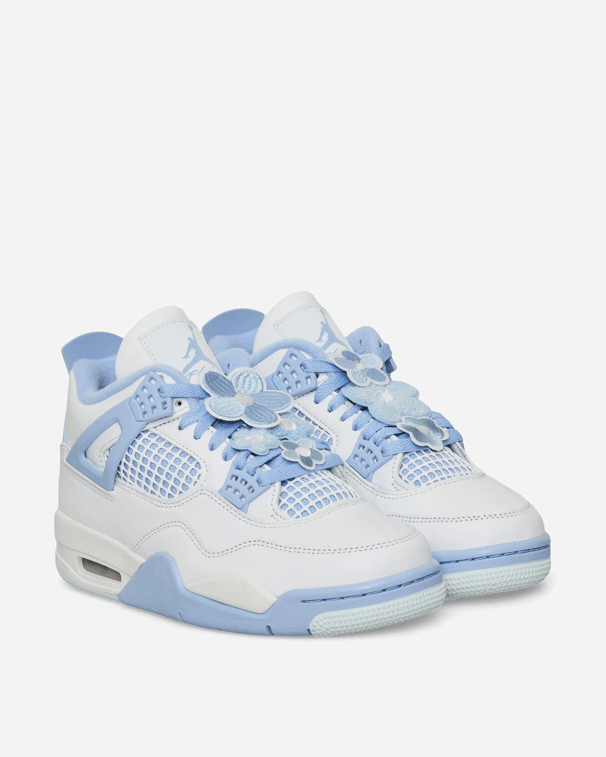Herd Path Women's Air Jordan 4 Retro Sneakers Aluminum