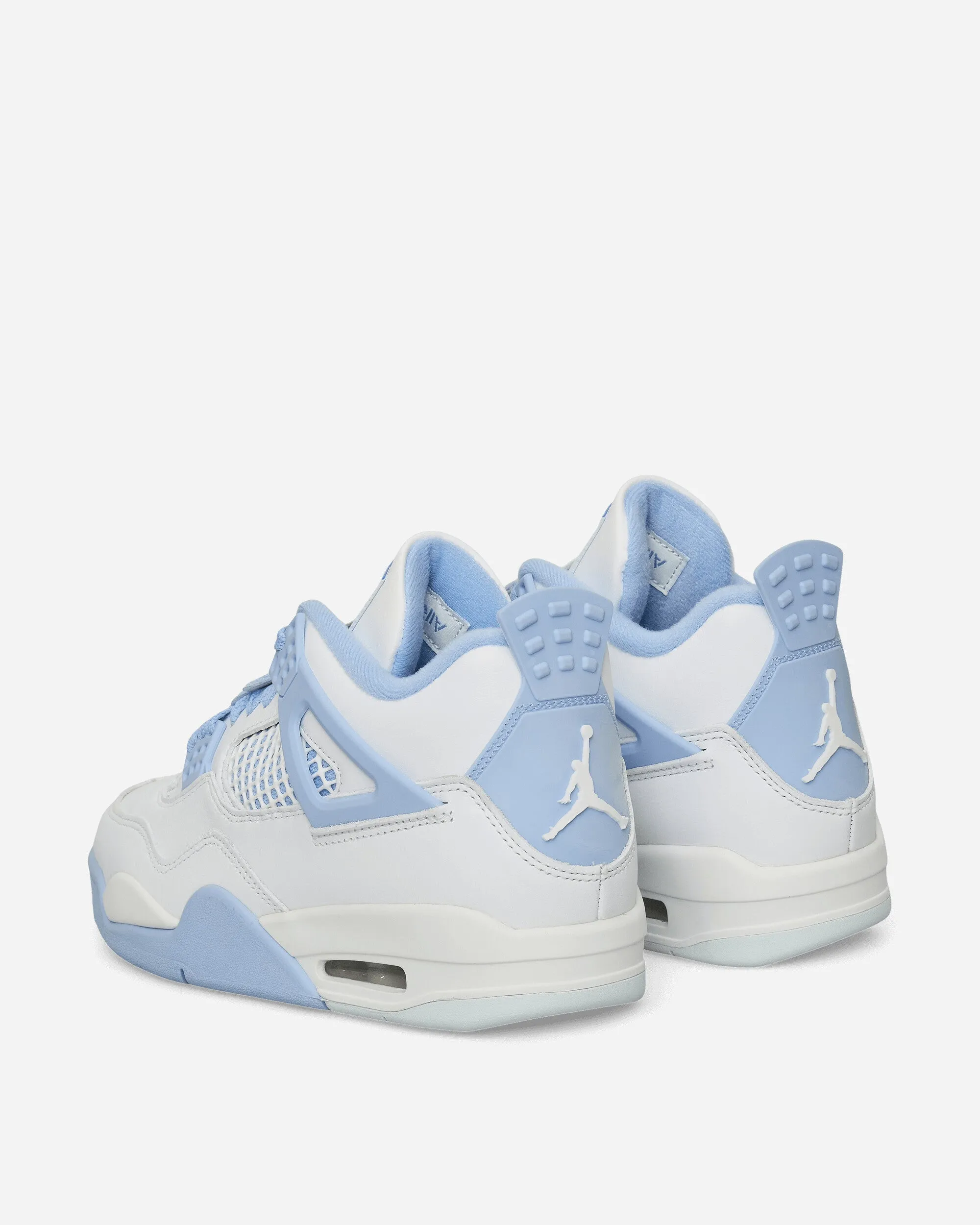 Women's Air Jordan 4 Retro Sneakers Aluminum Daily Style Slim Footprint