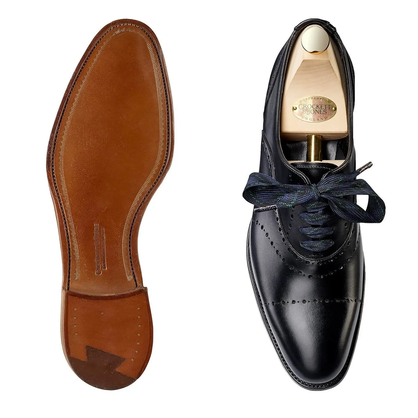 Wide Fit Oxfords Cora Black Calf