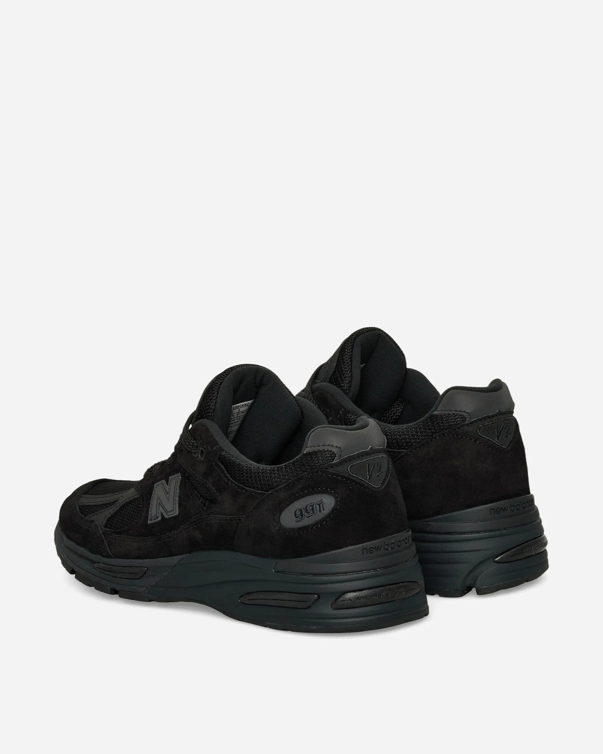 Made in UK 991v2 Sneakers Black Enhanced grip RollUp