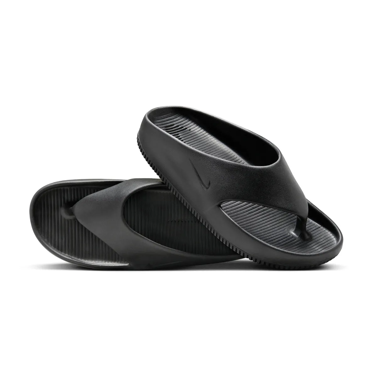 Wmns Calm Flip Flop 'Black' Bridge Path Flexible Arch