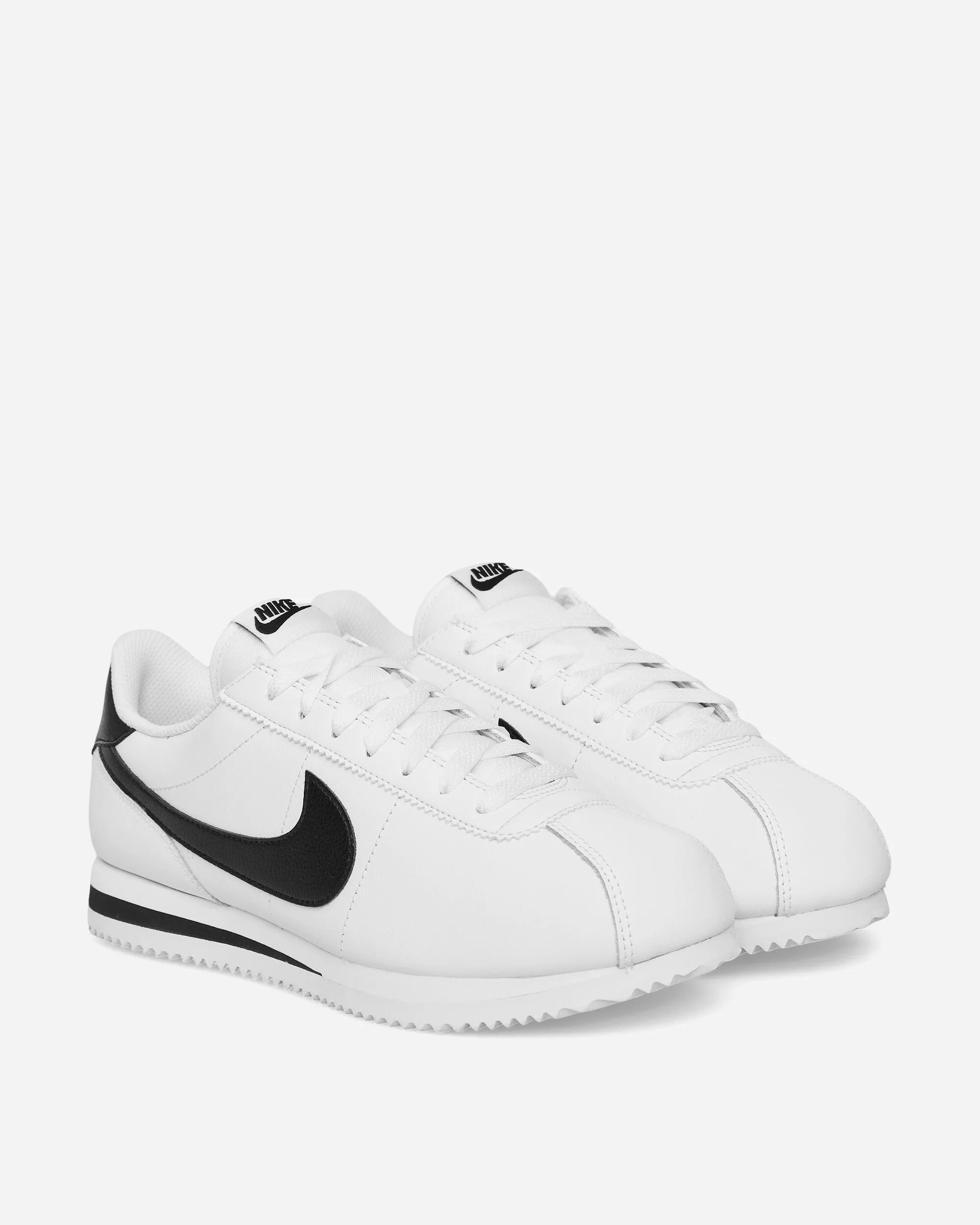Light frame Break Ready Cortez Leather Sneakers White / Black