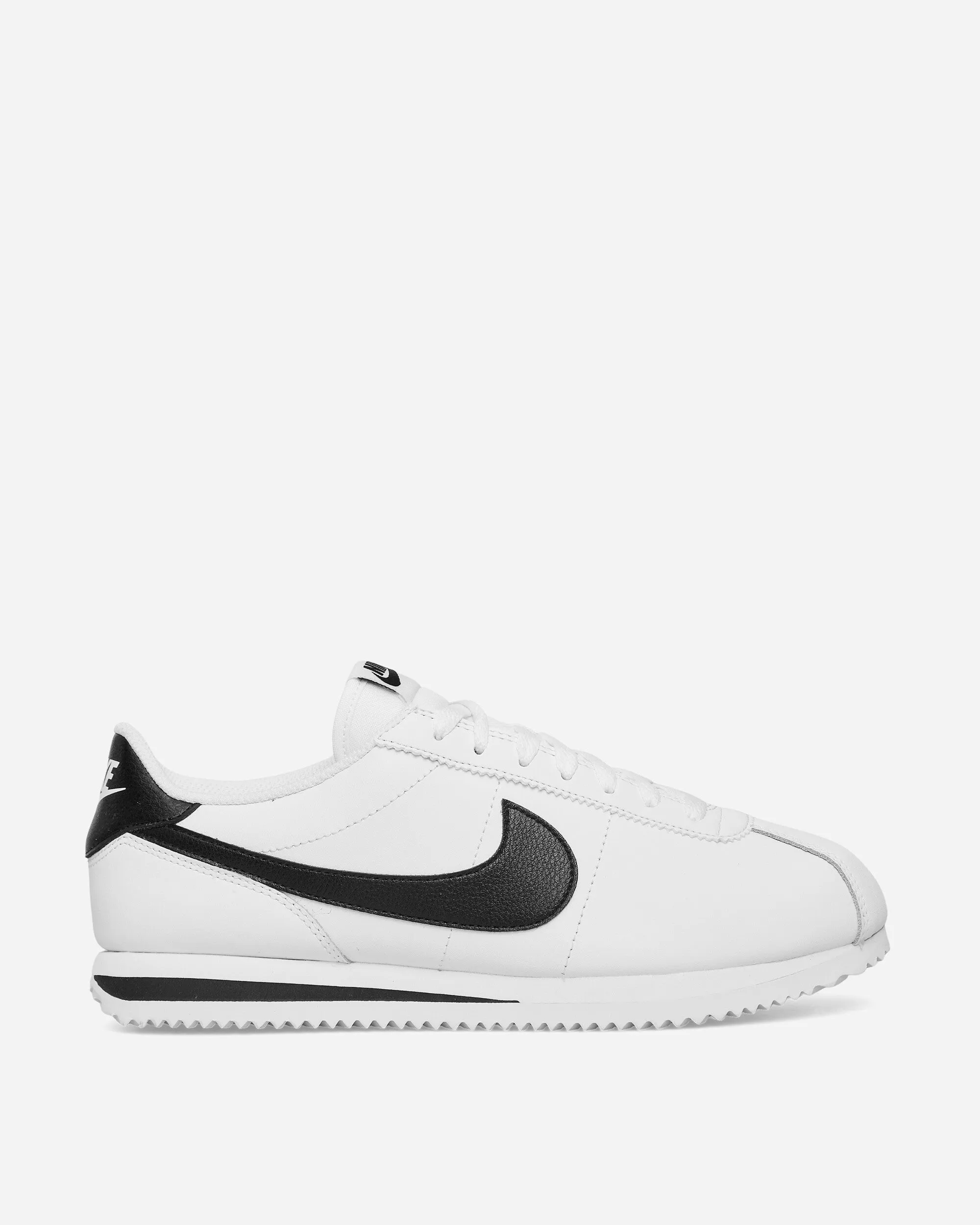 Breathable Cortez Leather Sneakers White / Black