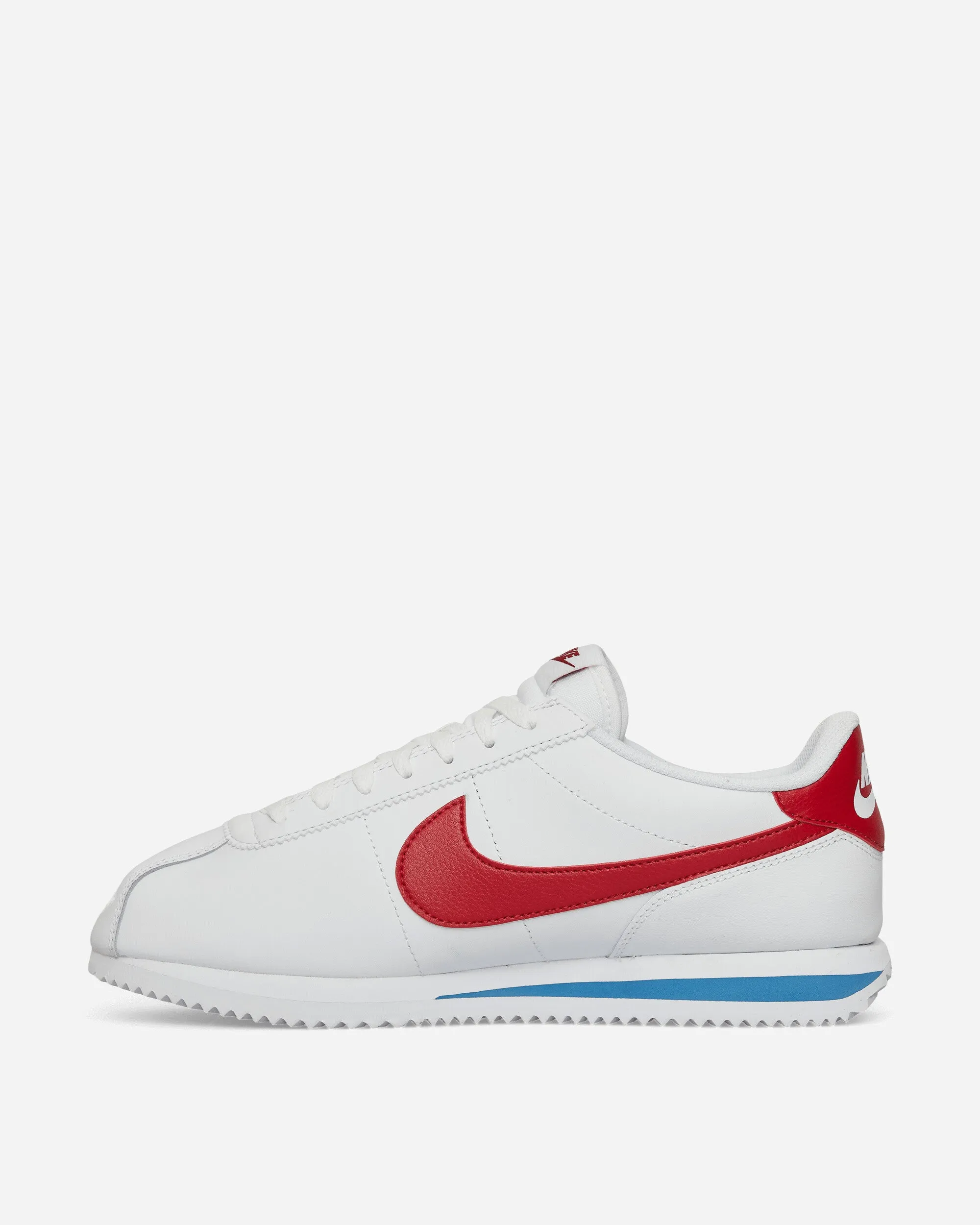 Silent Step Urban Edge Cortez Leather Sneakers White / Varsity Red