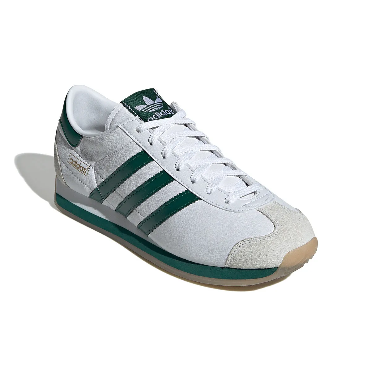 Country Made In Japan 'White Collegiate Green' Comfort Tongue Lockdown Strap