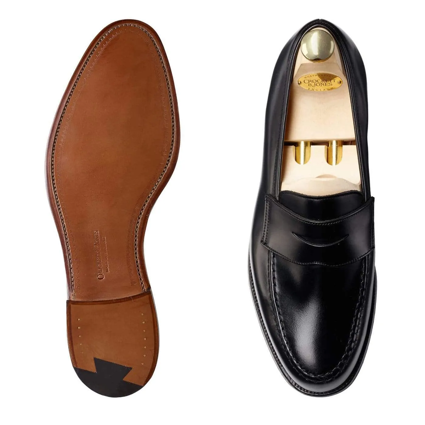 Boston Black Cavalry Calf Shady Lane casual wear shoes