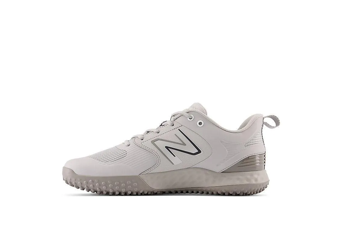 New Balance Men's Fresh Foam 3000 V6 Turf Baseball Shoes - Grey with White - T3000TG6 Cold Proof Ranch Wear