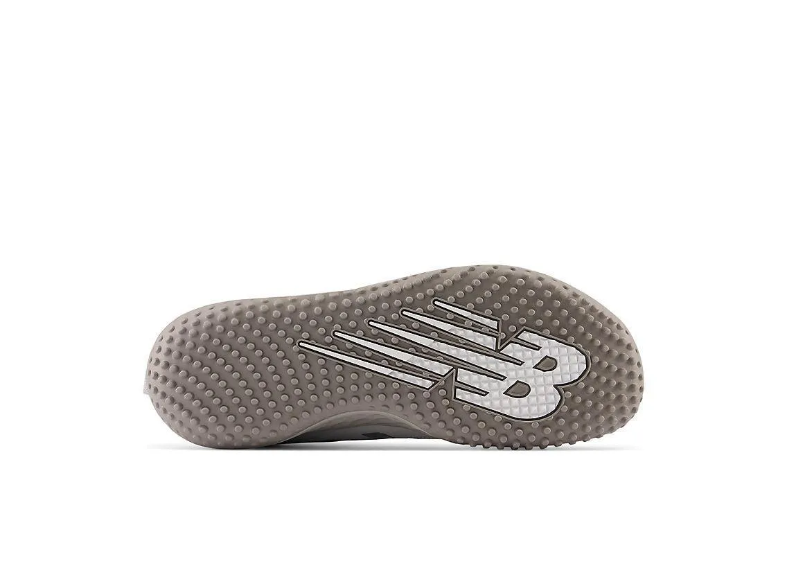 New Balance Men's Fresh Foam 3000 V6 Turf Baseball Shoes - Grey with White - T3000TG6 Trail Mode