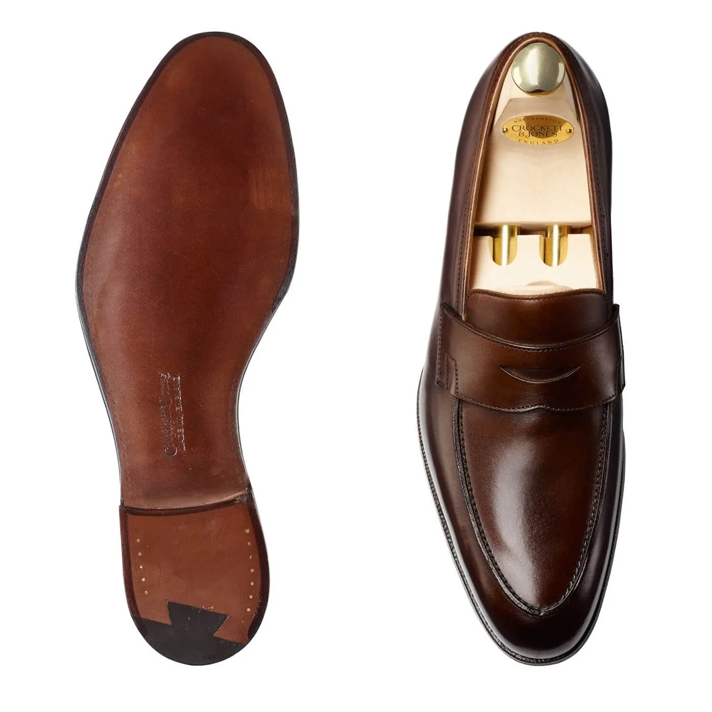 Crawford Dark Brown Antique Calf Comfort Fit Power Walk