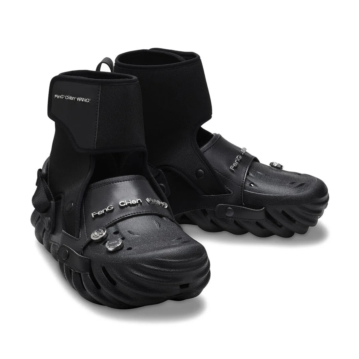   Crocs 2-In-1 Echo Clog 'Black' Active feel Subtle Edge