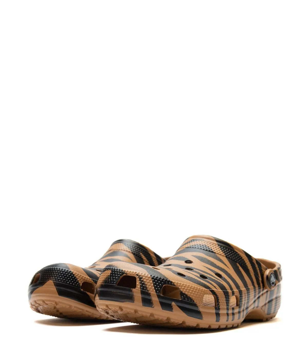 Crocs Classic Animal Print Clog Zebra Upgraded cushioning