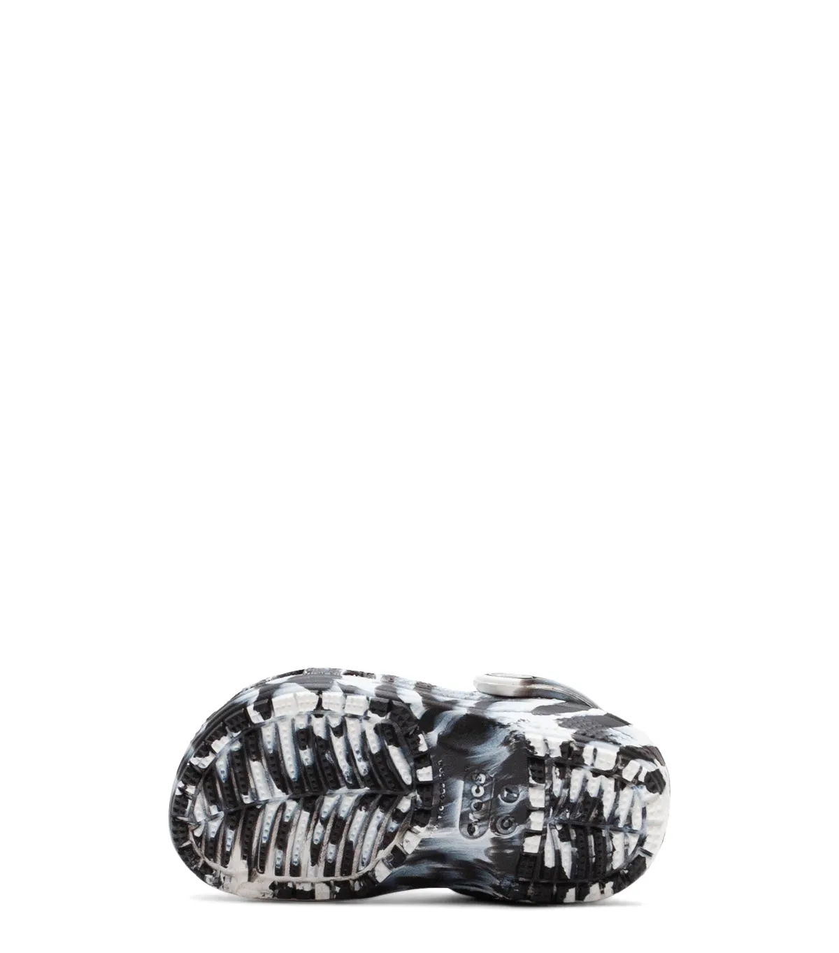 Crocs Classic Marbled Clog Kid's Black White mules