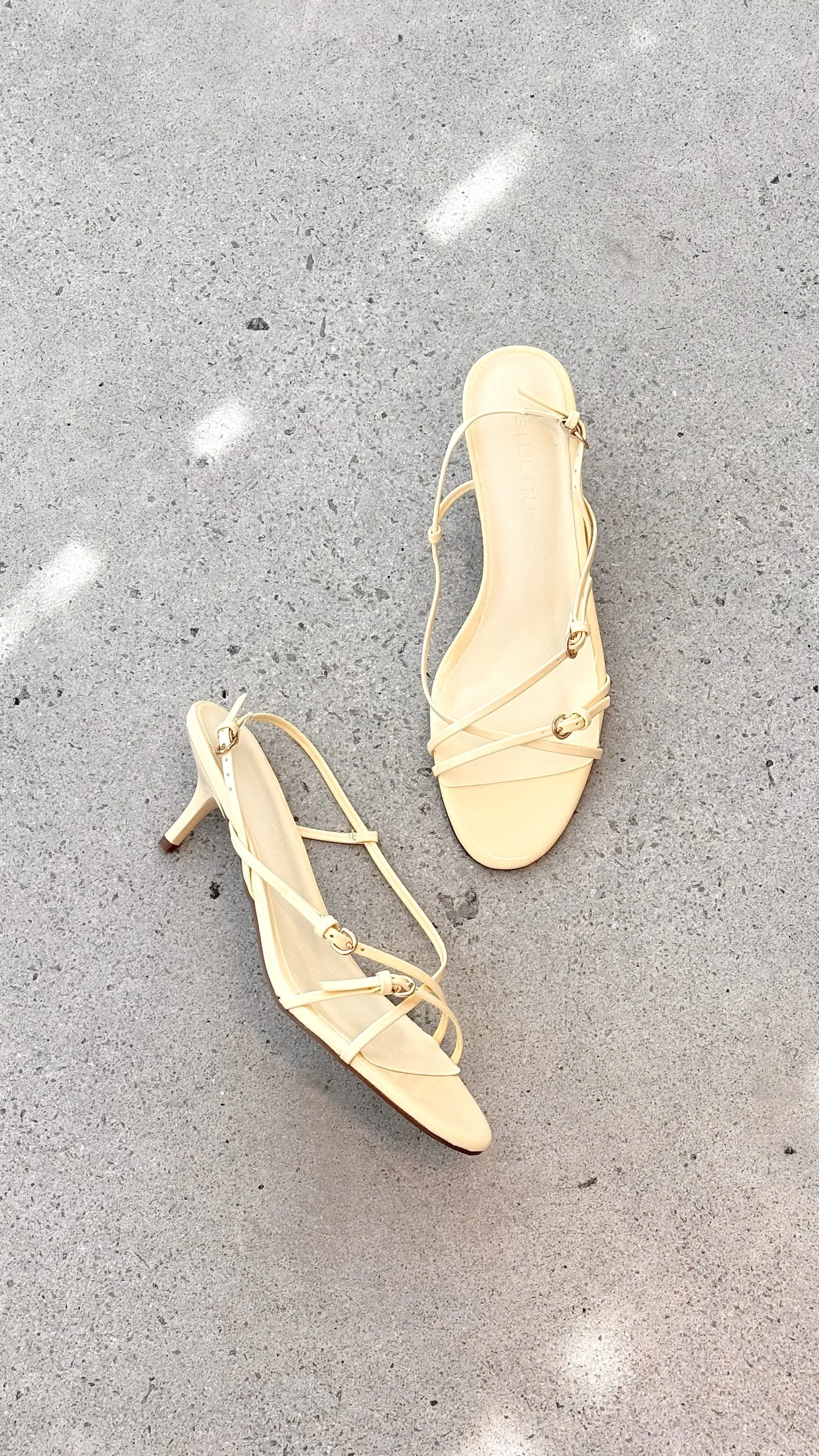 Summer Edge Flossie Heel - Yellow