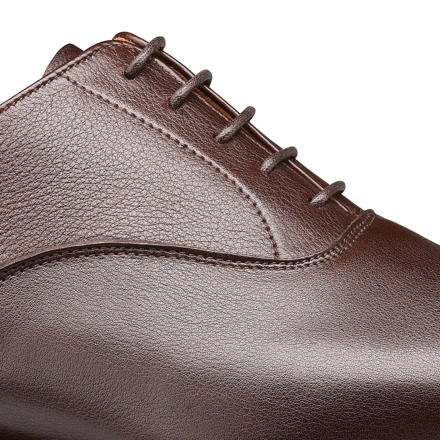Leather Shine Dorset Dark Brown Milled Calf