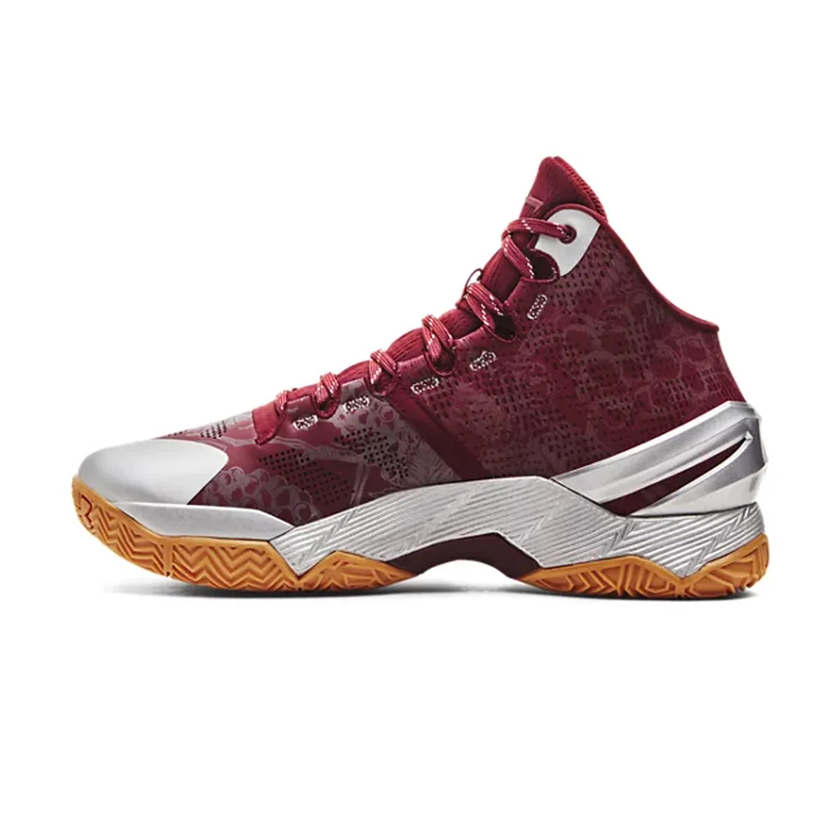 Curry 2 Retro 'Deep Red Metallic Silver' Ventilated Midsole