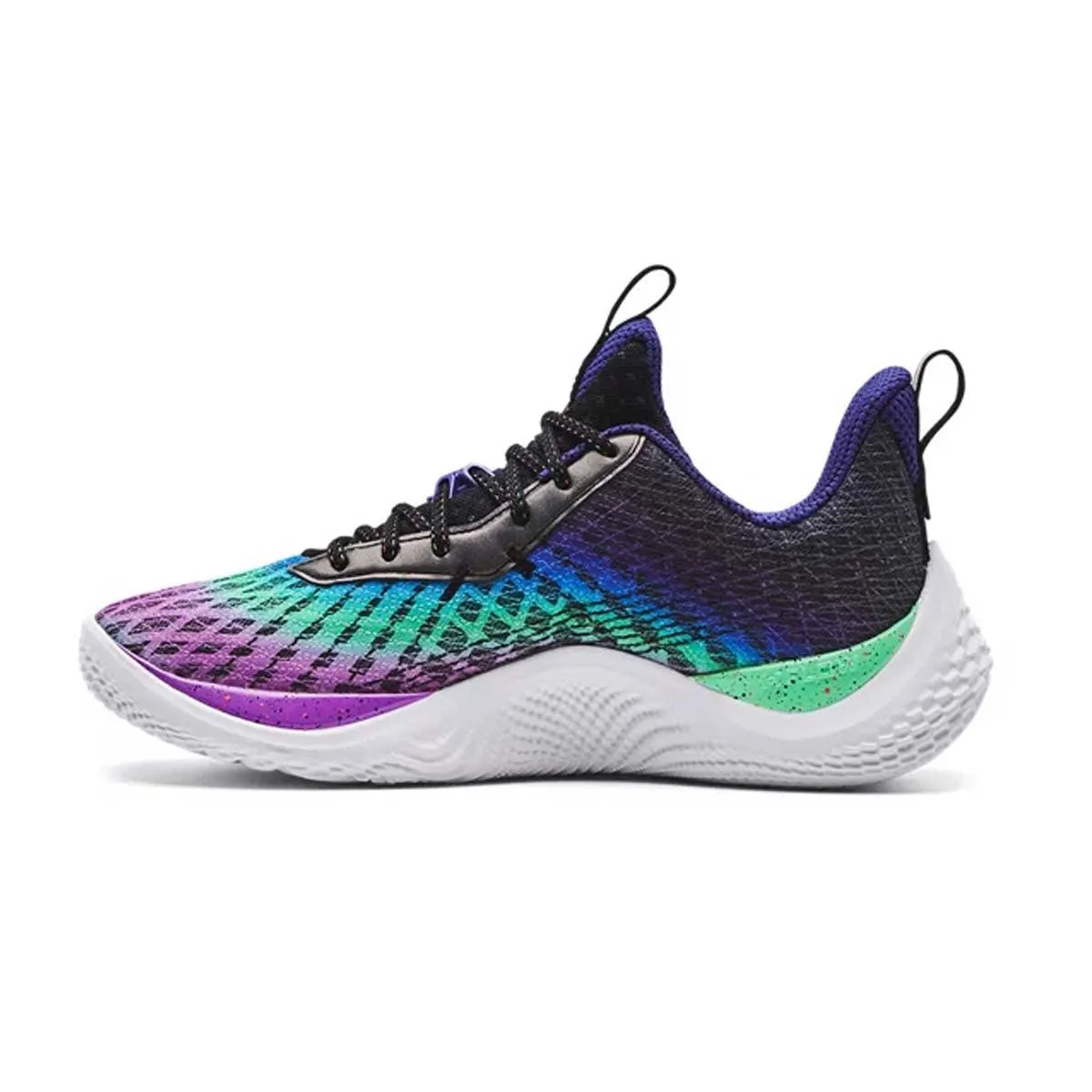 Curry Flow 10 'Northern Lights' Flexible structure Shock absorbing midsole
