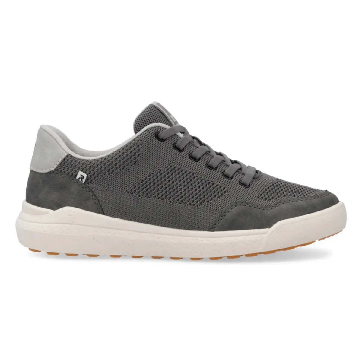 Flexible Sole Rieker Men's U1104-45 Asa Smoke/Lead/Cement