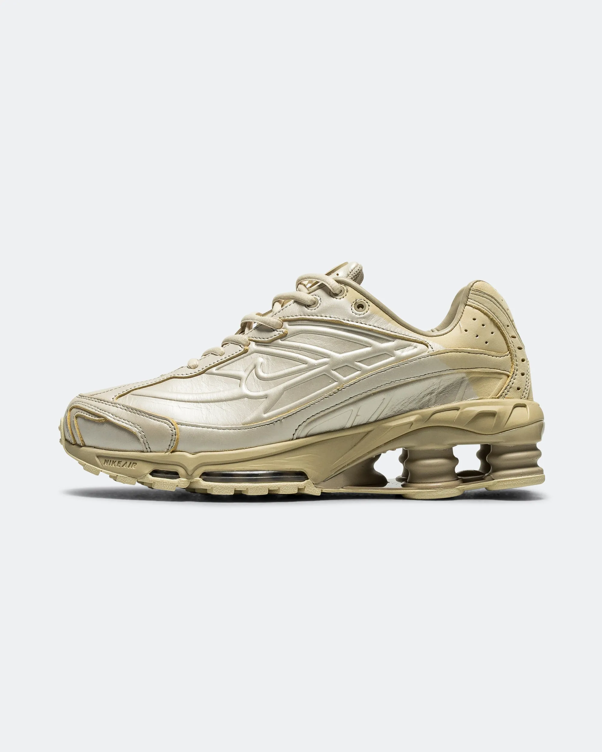 Cushion Frame Energy Recovery Technology Shox Ride 2 PRM - Metallic Silver/Lt Khaki-Desert Khaki