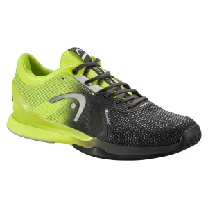 Head Sprint Pro 3.0 SF Tennis Shoes - Black/Lime Long Walk Synthetic Upper