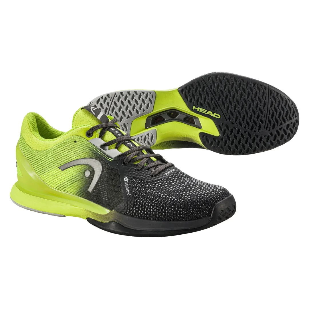 Head Sprint Pro 3.0 SF Tennis Shoes - Black/Lime Sport Footwear