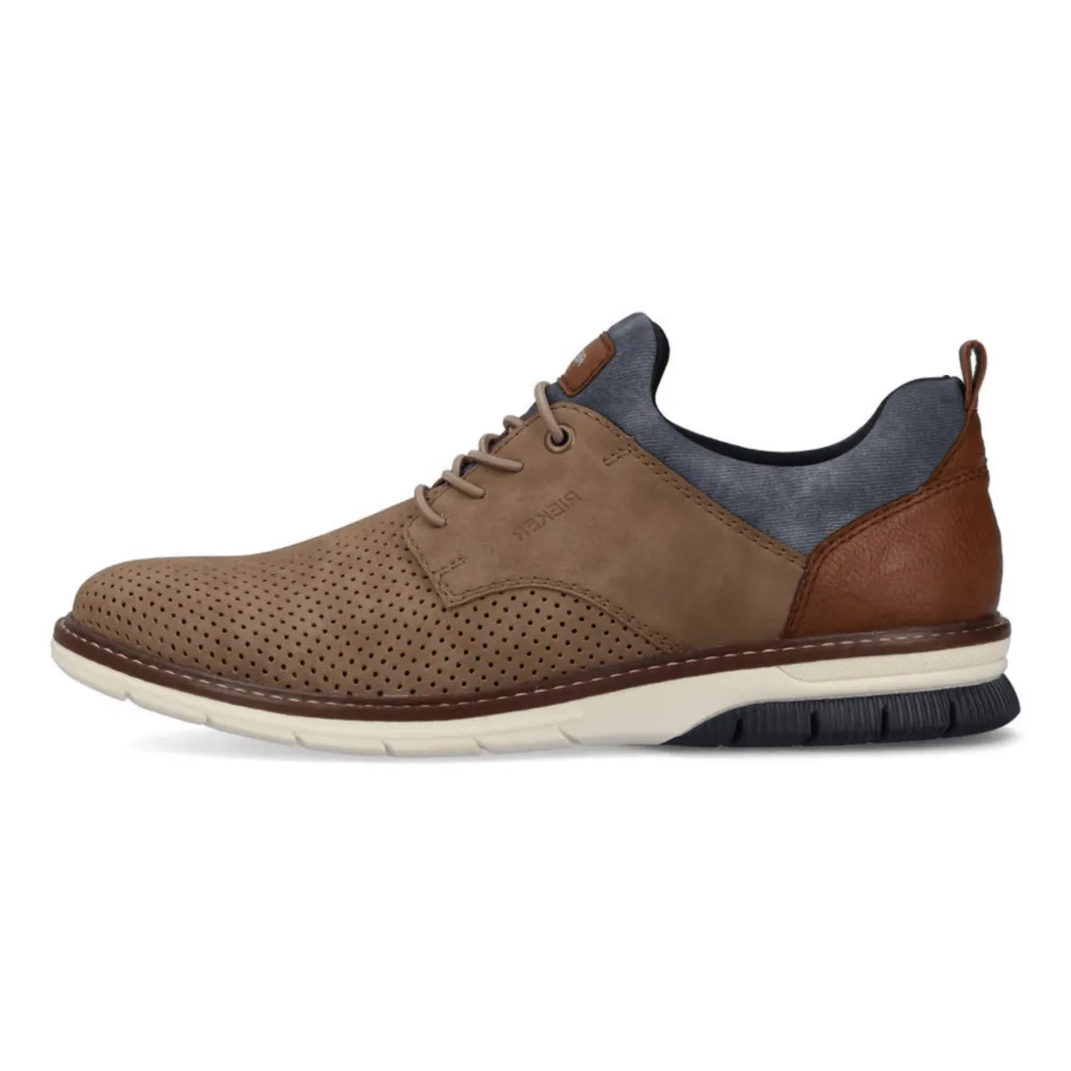 Thin Sole Rieker Men's 14450-64 Dustin Fango/Toffee/Navy