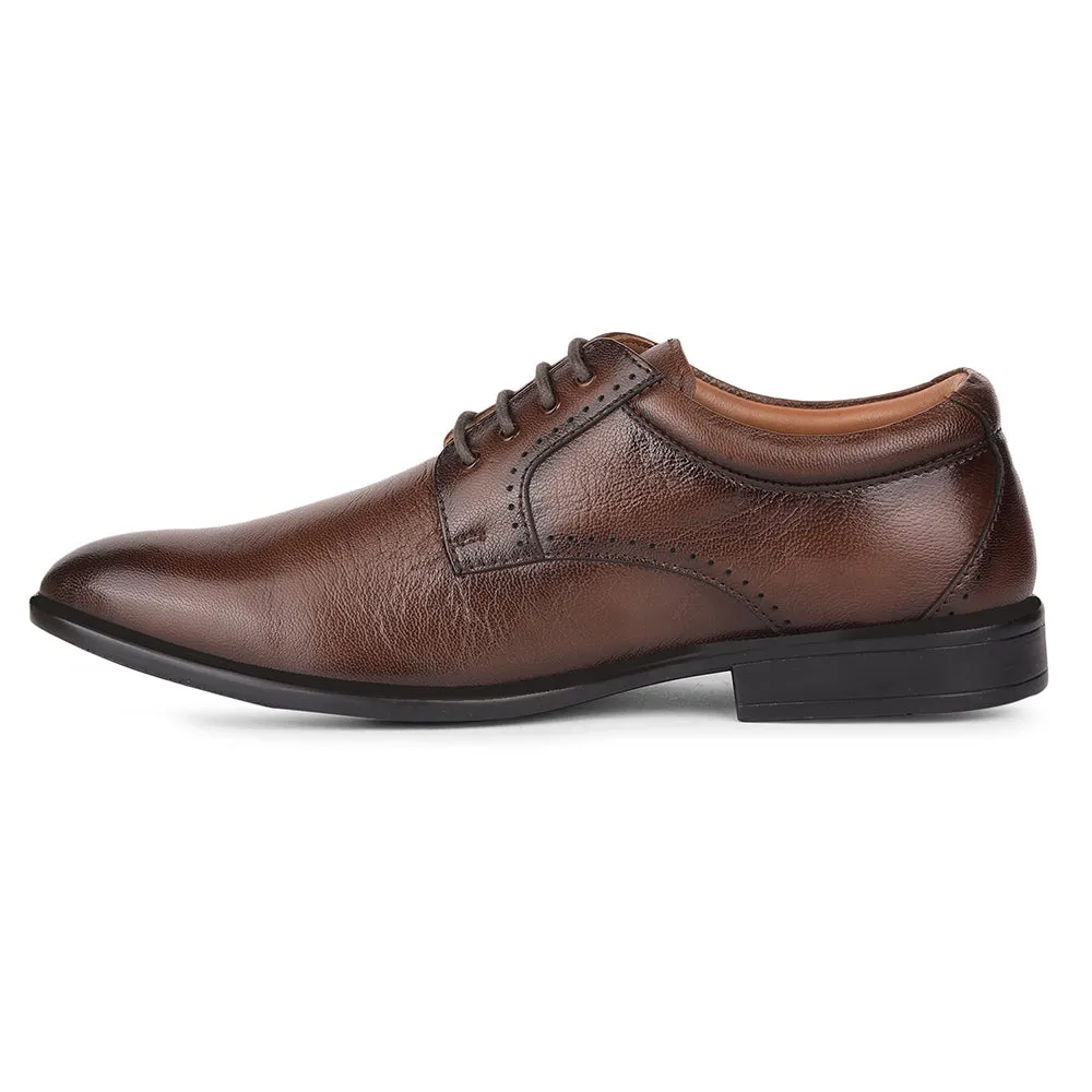 Healers By Liberty UVI-22 Formal Derby For Men - Brown Versatile Style Foot Support