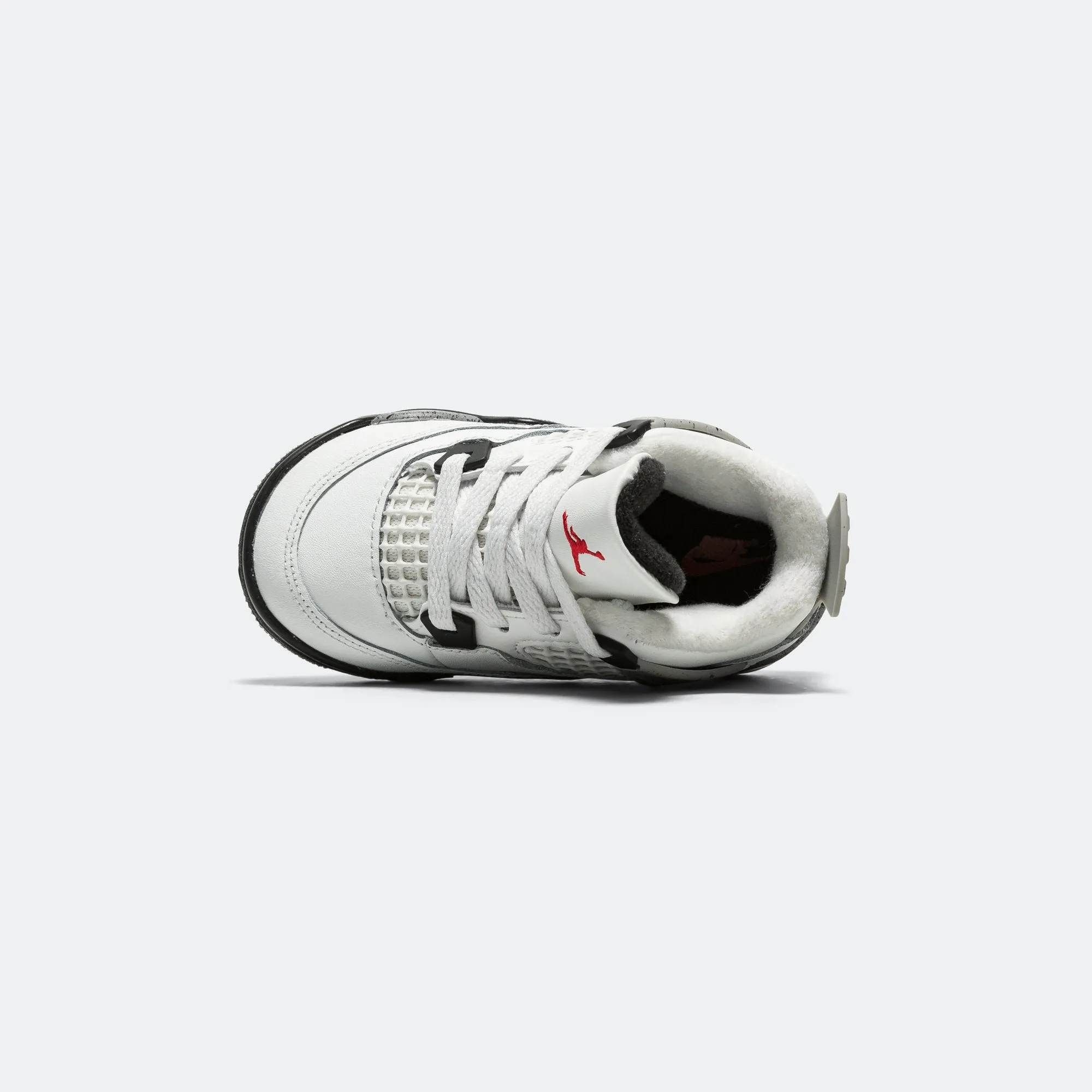 Precision Edge Design Speed Fit Air Jordan 4 Retro (TD) - Summit White/Fire Red-Tech Grey-Black
