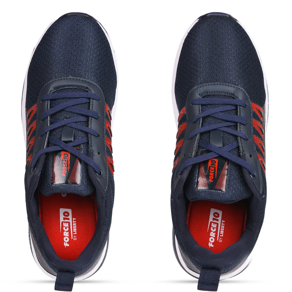 style - enhanced shoes Force 10 Men Navy Blue Sports Running Shoes(GOLFER)