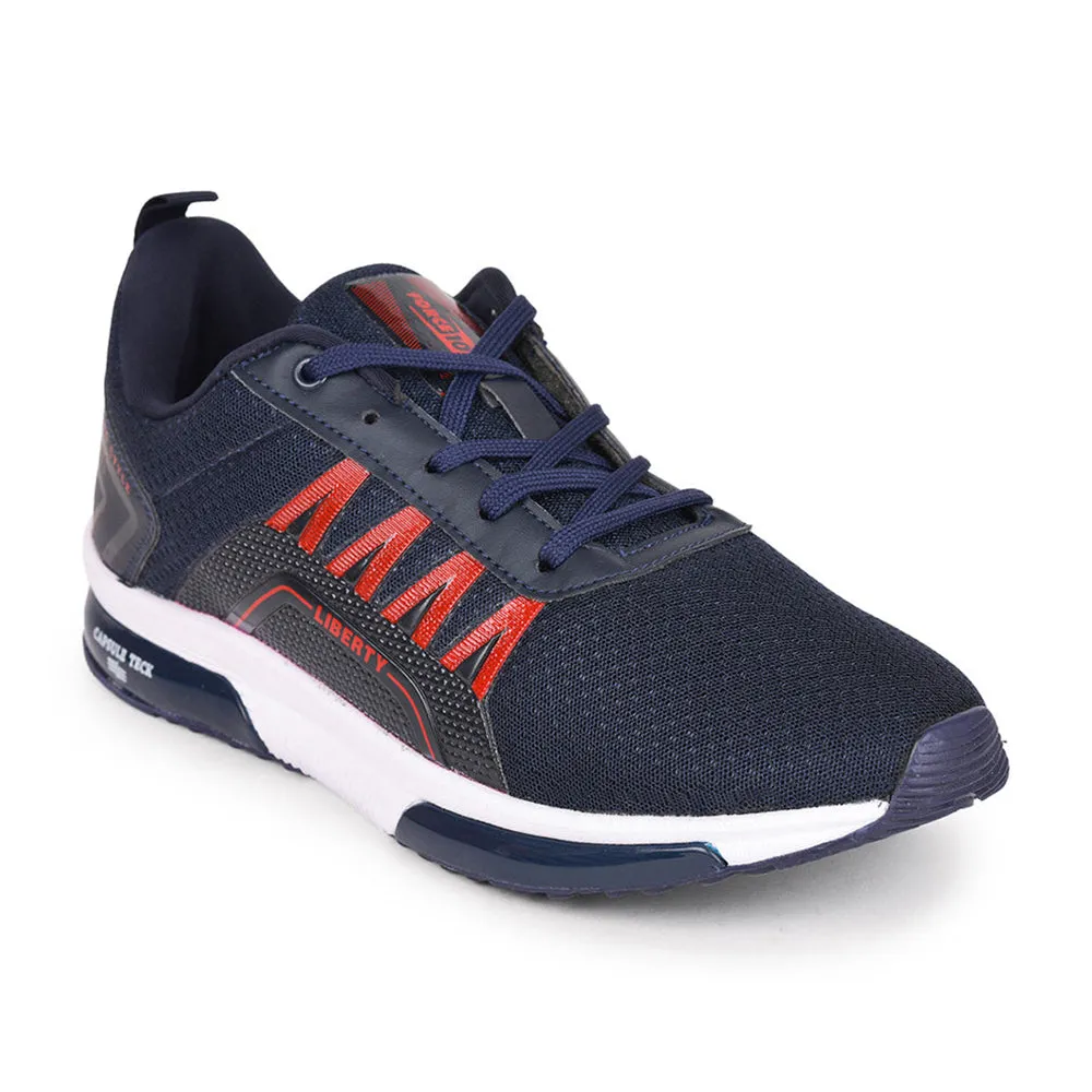 fabric shoes Force 10 Men Navy Blue Sports Running Shoes(GOLFER)